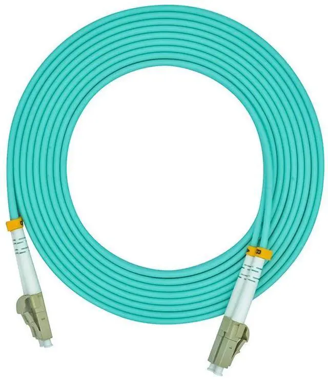 Main image of 30Meters 100ft LC to LC Duplex 50/125 10G OM3 Multi-Mode Fiber Optic Cable Jumper Optical Patch Cord LC-LC