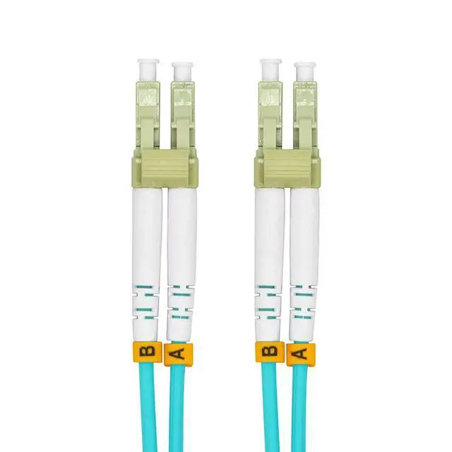 Alt view image 2 of 4 - 30Meters 100ft LC to LC Duplex 50/125 10G OM3 Multi-Mode Fiber Optic Cable Jumper Optical Patch Cord LC-LC