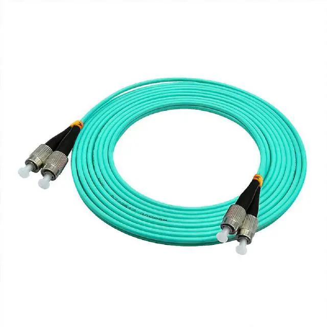 Alt view image 4 of 4 - 30Meters 100ft Duplex 50/125 10G OM3 Multi-Mode Fiber Optic Cable Jumper FC-FC