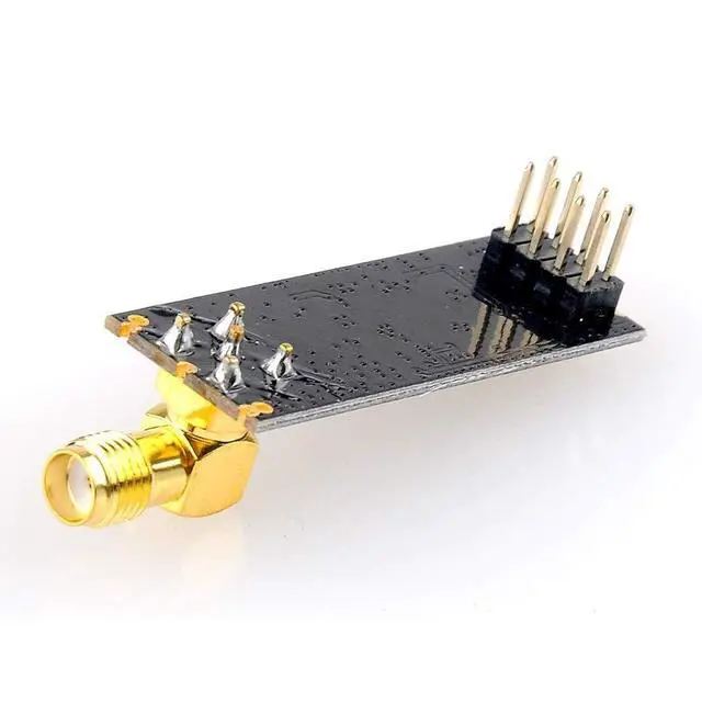 Alt view image 4 of 7 - 2pcs NRF24L01+PA+LNA Wireless Transceiver RF Transceiver Module with SMA Antenna 2.4G 1100m