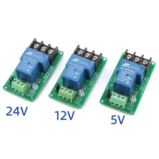 Alt view image 3 of 7 - 2pcs 5V 30A One Channel Relay Module Optocoupler Isolation High and Low Trigger 5V