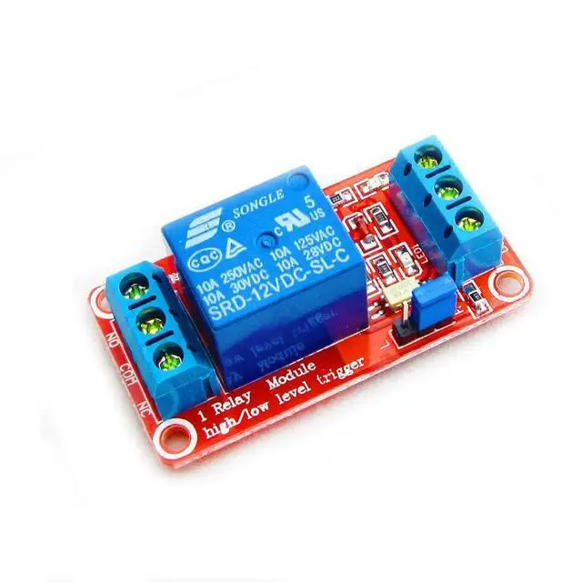 Alt view image 7 of 7 - 12V 1 Channel Relay Module with Optocoupler Isolation Support High or Low Level Trigger