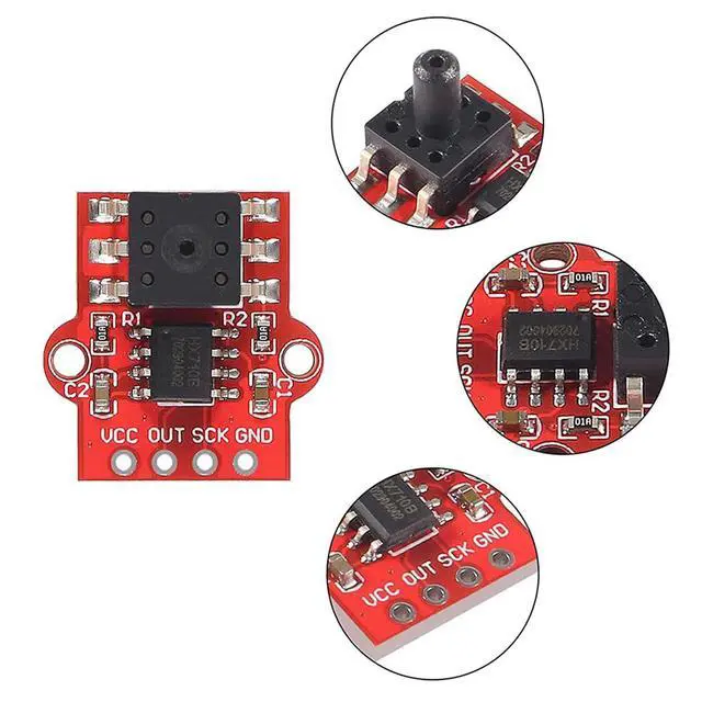 Alt view image 4 of 7 - 3pcs Digital Barometric Pressure Sensor Module Air Pressure Module Liquid Water Level Controller Board 0-40KPa 3.3V-5V