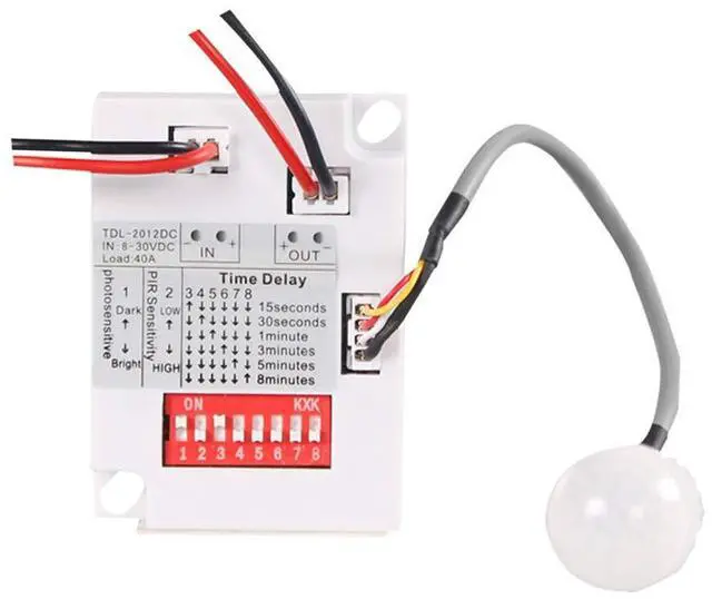 Main image of 12V 24V PIR Motion Sensor 7-10M Switch IR Infrared Human Body Induction Sensor Detector Switch for LED Light Switch