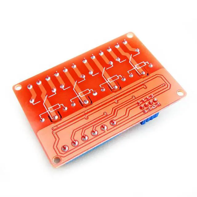 Alt view image 3 of 7 - 12V 4 Channel Relay Module with OPTO-Isolated Support High and Low Level Trigger