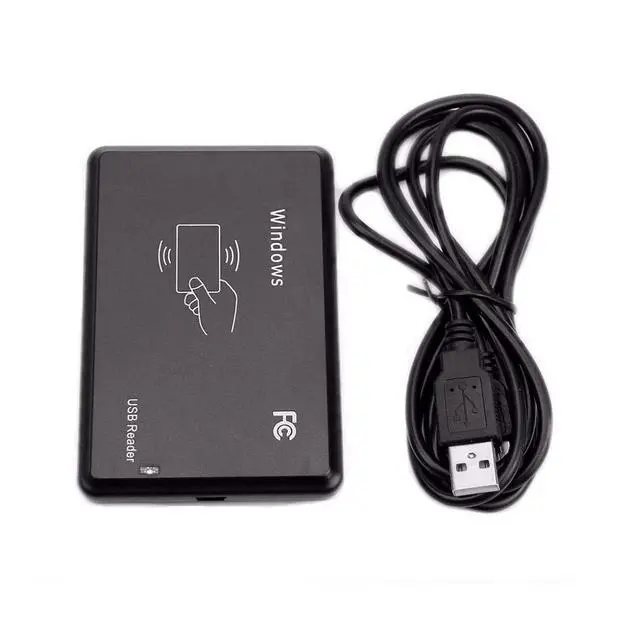 Alt view image 7 of 7 - 125Khz EM4100 USB RFID ID Card Reader Swipe Card Reader Plug and Play with Cable First 10 Digit (Only Read 125kHz ID Card, Cannot Read IC Card. See Product Pictures)