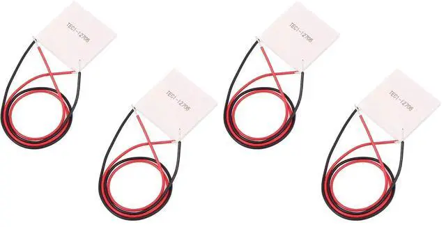 Alt view image 7 of 7 - 2pcs TEC1-12706 Semiconductor Refrigeration Tablets TEC1-12706 12V 6A Heatsink Thermoelectric Cooler Cooling Peltier Plate Module 40x40MM (Pack of 2)