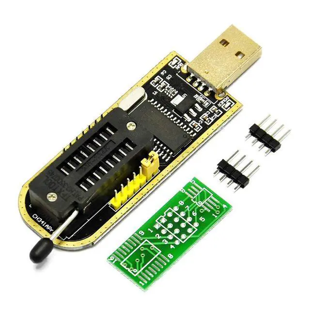 Alt view image 5 of 7 - CH341A STC Flash 24 25 EEPROM BIOS Writer USB Programmer SPI USB to TTL