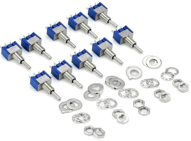 Main image of 10pcs 5V 650nm 5mW Red Dot Laser Head Red Laser Diode Laser Tube with Leads Head Outer Diameter 6mm (Pack of 2)