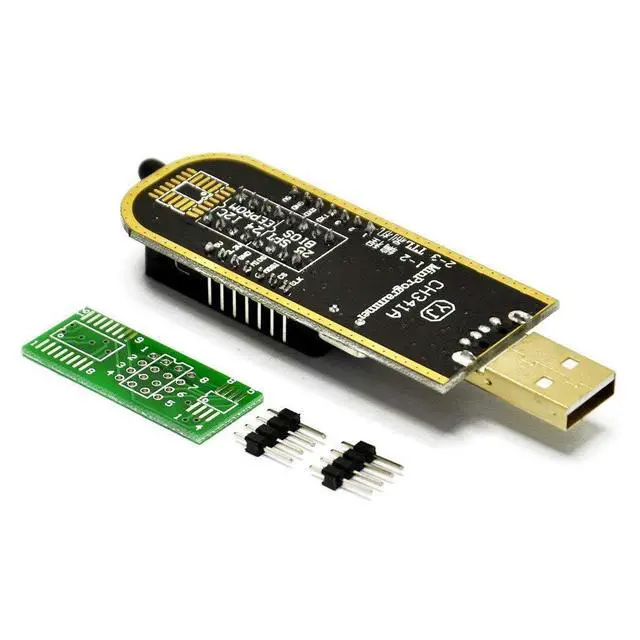 Alt view image 6 of 7 - CH341A STC Flash 24 25 EEPROM BIOS Writer USB Programmer SPI USB to TTL