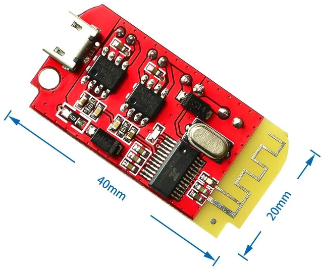 Alt view image 6 of 7 - 2pcs CT14 Stereo Bluetooth Amplifier Board 5V AMP F Class 5W+5W Amplifier Module