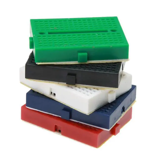 Alt view image 2 of 7 - 6pcs SYB-170 Mini Breadboard Colorful Breadboard Small Plates