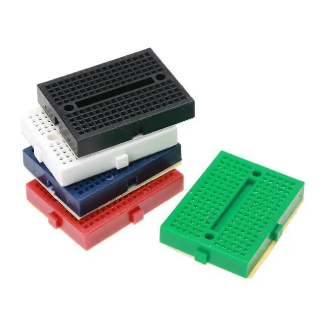 Alt view image 3 of 7 - 6pcs SYB-170 Mini Breadboard Colorful Breadboard Small Plates