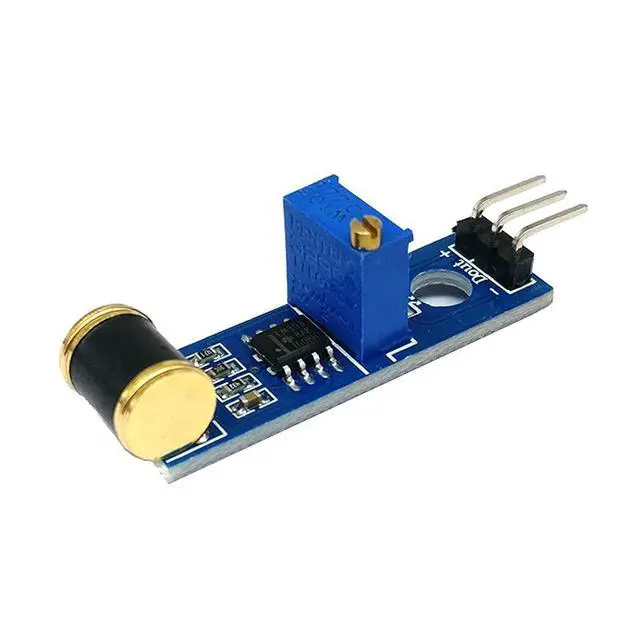 Alt view image 3 of 7 - 2pcs 801S Vibration Sensor Module Vibration Model Analog Output Adjustable Sensitivity