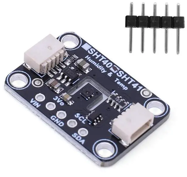 Main image of SHT41 Temperature Humidity Sensor Module IIC I2C 3.3V-5V Compatible with Stemma QT Qwiic for Air Quality Monitoring Automatic Control Appliances