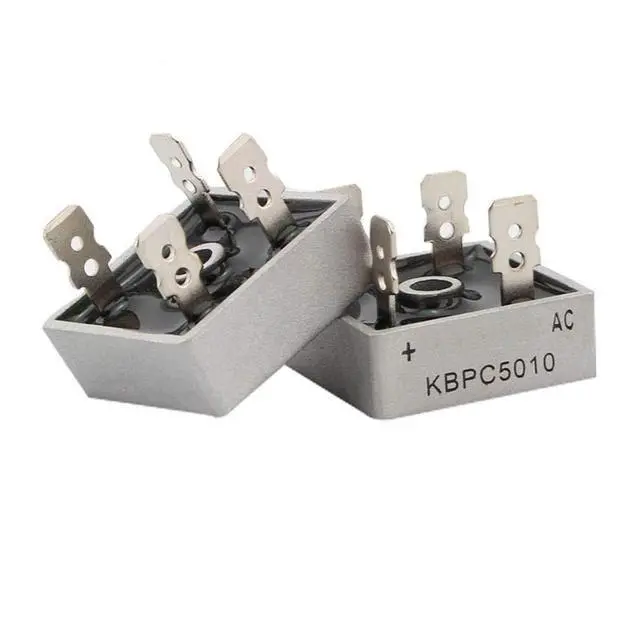 Alt view image 6 of 7 - 10pcs KBPC5010 Diode Bridge Rectifier Diode 50A 1000V KBPC 5010 Power Rectifier Diode Electronic Components
