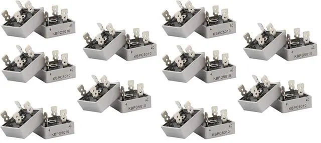 Alt view image 5 of 7 - 10pcs KBPC5010 Diode Bridge Rectifier Diode 50A 1000V KBPC 5010 Power Rectifier Diode Electronic Components (Pack of 2)