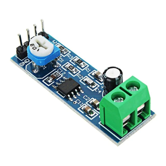 Alt view image 4 of 6 - 5pcs LM386 Mono Audio Amplifier Module 200 Times AMP Solo 5V-12V 10K Adjustable
