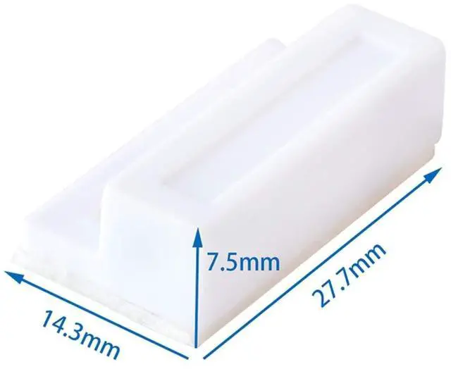 Alt view image 3 of 7 - 5 Pairs MC-38 Magnetic Door Switch Window Magnetic Switch Home Alarm Sensor Normally Closed (NC)