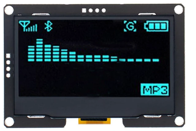 Main image of 2.42" SSD1309 128x64 OLED Display Module 2.42 Inch OLED LCD Display Module IIC I