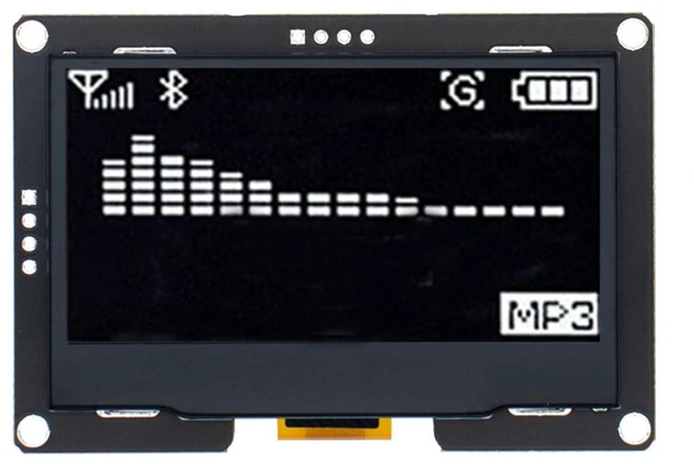 Main image of 2.42" SSD1309 128x64 OLED Display Module 2.42 Inch OLED LCD Display Module IIC I