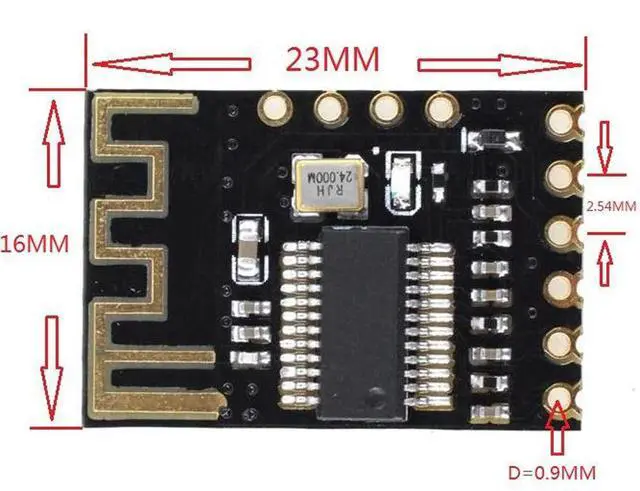 Alt view image 4 of 7 - 3pcs M18 Wireless Bluetooth MP3 Audio Receiver Board BLT 4.2 mp3 Lossless decoder Bluetooth 4.2 Audio Receiver Board Wireless Stereo Sound Module
