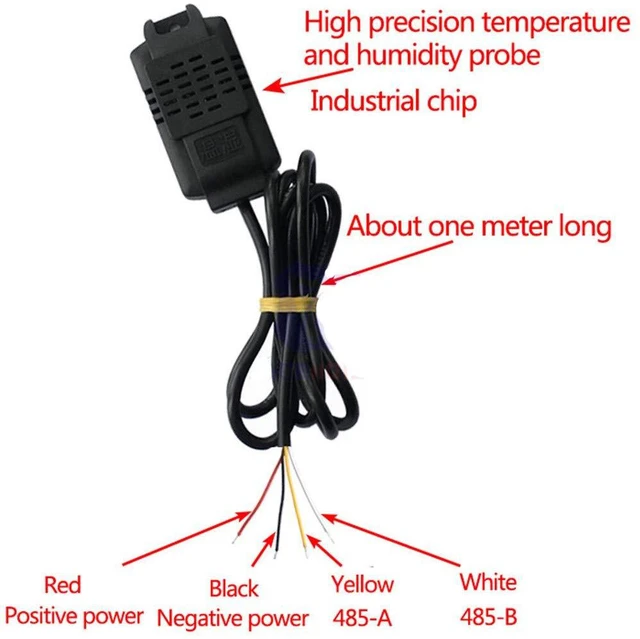 Alt view image 4 of 7 - RS485 SHT20 Temperature Humidity Sensor Module High Precision Temperature Humidi