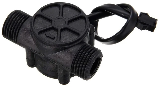 Alt view image 5 of 6 - G1/2" Water Flow Hall Sensor Switch 1-30L/min 1.75MPa Flow Meter Flowmeter Count