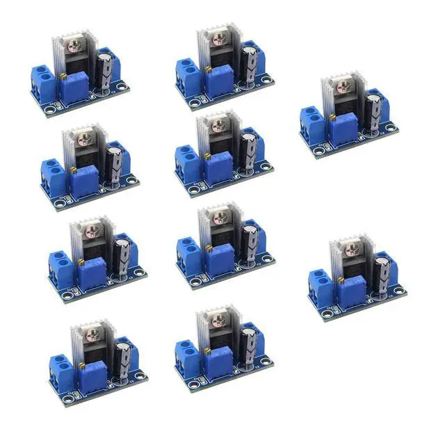 Alt view image 7 of 7 - 10pcs LM317 DC-DC Converter Buck Step Down Circuit Board Module Linear Regulator LM317 Adjustable Voltage Regulator Power Supply