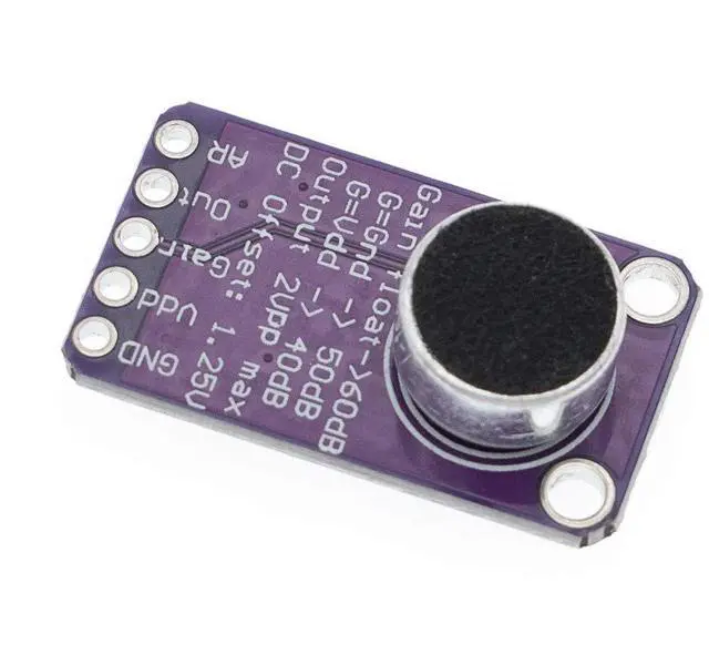 Alt view image 3 of 7 - 2pcs MAX9814 Microphone Amplifier Sensor Module AGC Amplifier Board Auto Gain Control VGA Low Noise Microphone Bias