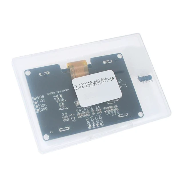 Alt view image 4 of 5 - 2.42" SSD1309 128x64 OLED Display Module 2.42 Inch OLED LCD Display Module IIC I