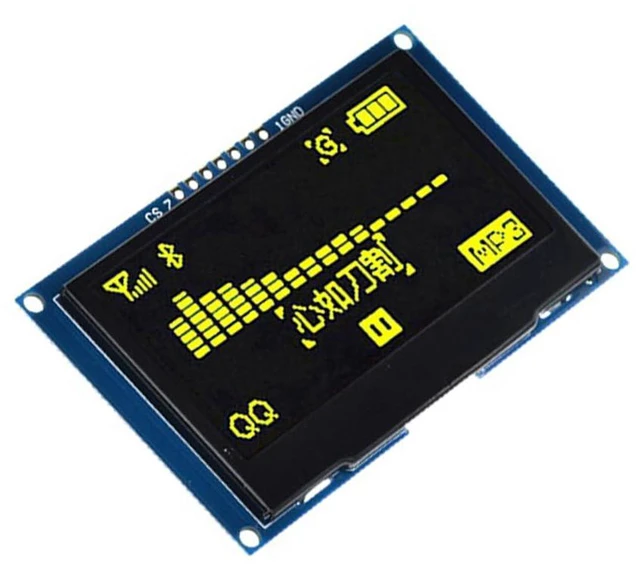 Main image of 2.42" SSD1309 128x64 OLED Display Module 2.42 Inch OLED LCD Display Module IIC I