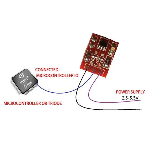Alt view image 6 of 7 - 20pcs TTP223 Capacitive Switch Button Module Self-Lock Switch Button Module High Low Level Output