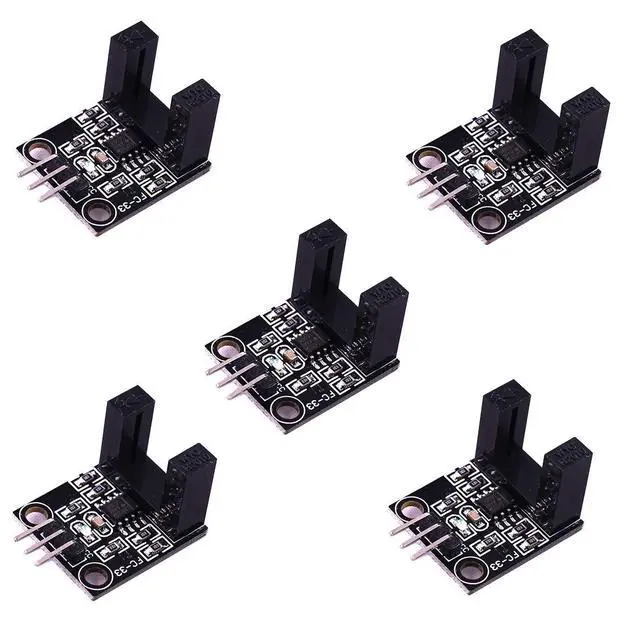 Alt view image 6 of 7 - 5pcs LM393 Correlation Photoelectric Sensor Opposite-type Infrared Count Sensor