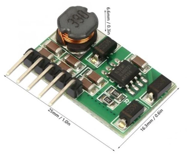 Alt view image 5 of 6 - 2pcs DD1718PA DC-DC Voltage Converter Module DC 3V-18V to ±5V/±6V/±9V/±12V/±15V/