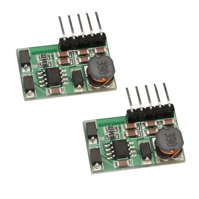 Alt view image 7 of 7 - 2pcs DD1718PA DC-DC Voltage Converter Module DC 3V-18V to ±5V/±6V/±9V/±12V/±15V/±24V Voltage Convert Board DC Step Up Boost Power Module (15V)