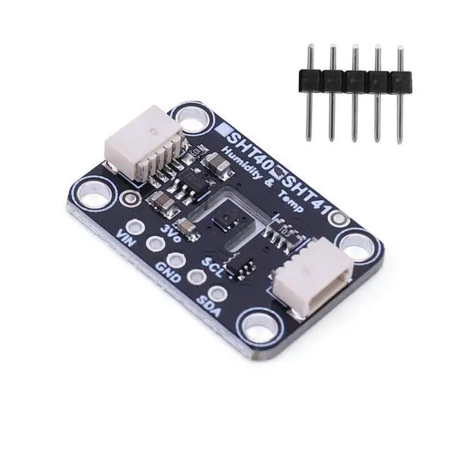 Alt view image 7 of 7 - SHT41 Temperature Humidity Sensor Module IIC I2C 3.3V-5V Compatible with Stemma QT Qwiic for Air Quality Monitoring Automatic Control Appliances