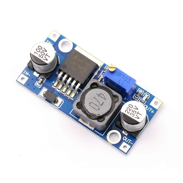 Alt view image 3 of 7 - 5pcs LM2596S-ADJ Power Module DC-DC Buck Regulator 3A Adjustable 5V/12V/24V