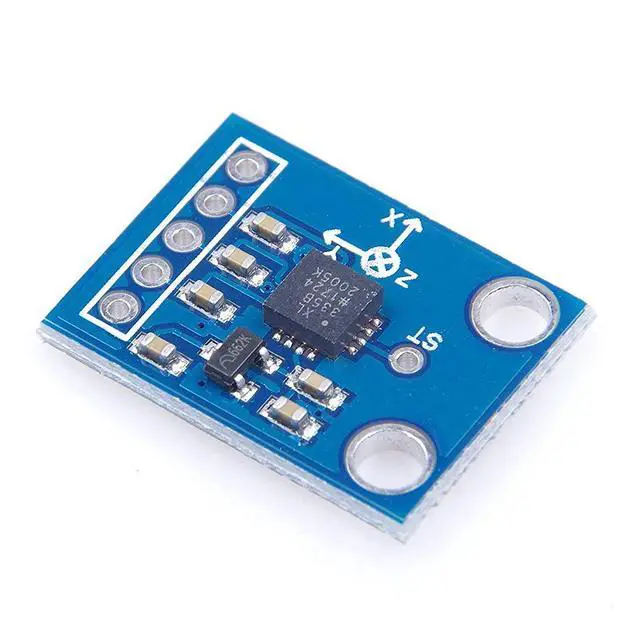 Alt view image 2 of 7 - ADXL335 3-Axis Accelerometer Angular Transducer Sensor GY-61 Module Analog Output 3-5V
