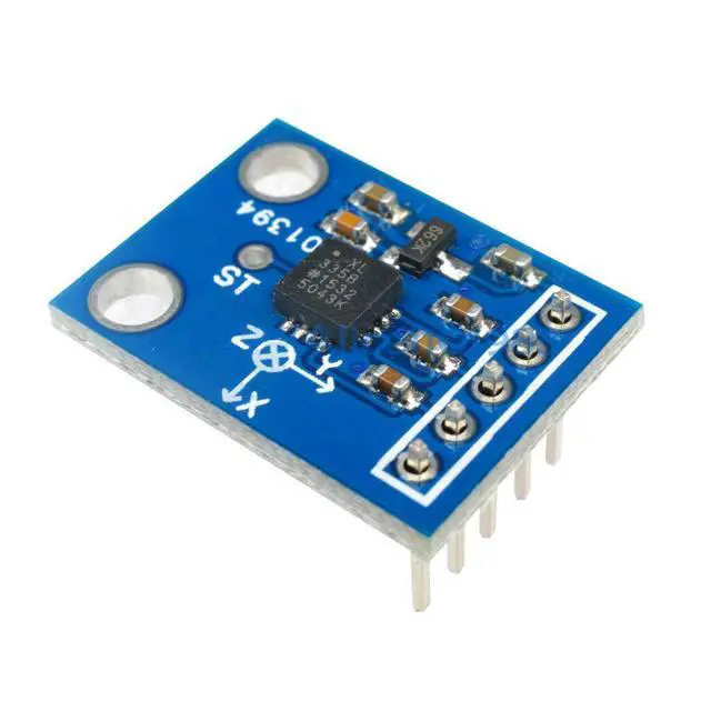 Alt view image 3 of 7 - ADXL335 3-Axis Accelerometer Angular Transducer Sensor GY-61 Module Analog Output 3-5V