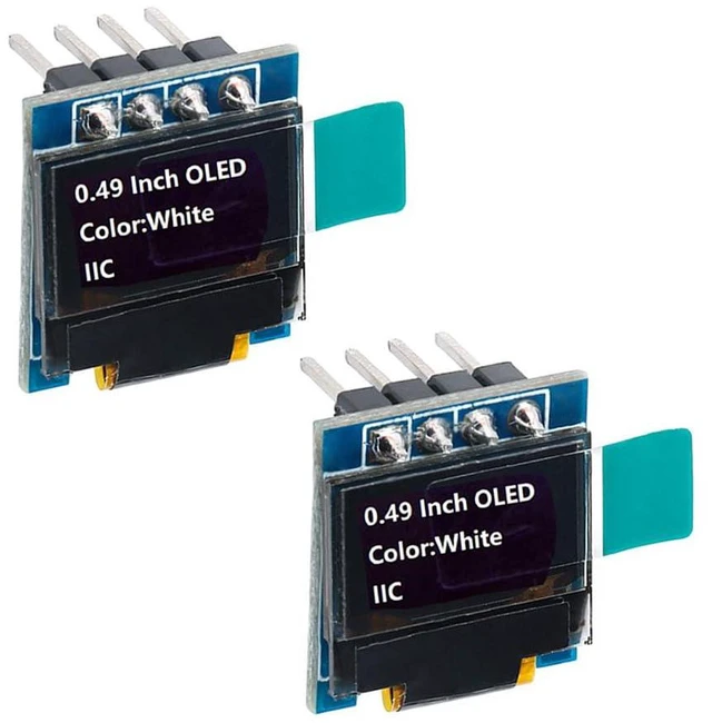 Main image of 2pcs 0.49" SSD1306 64 * 32 OLED Display Module IIC I2C 64x32 0.49 Inch OLED LCD