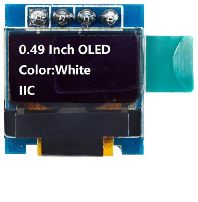 Alt view image 4 of 6 - 2pcs 0.49" SSD1306 64 * 32 OLED Display Module IIC I2C 64x32 0.49 Inch OLED LCD