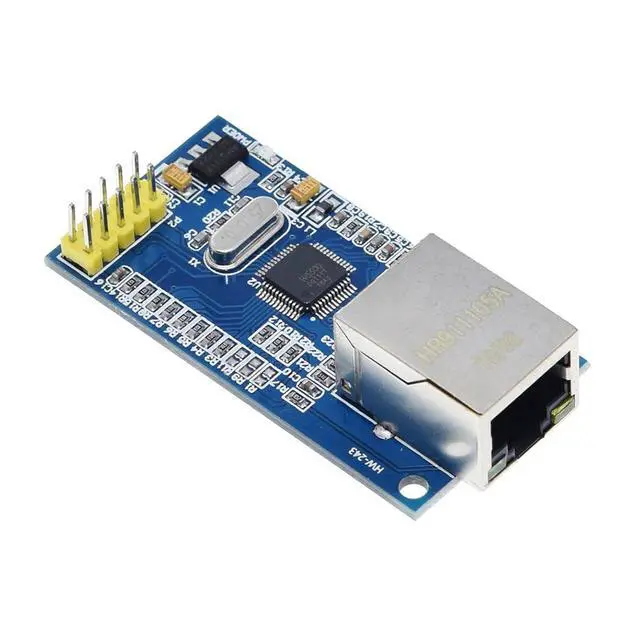 Alt view image 5 of 7 - 2pcs W5500 Ethernet LAN Network Module Support TCP/IP51/STM32 Microcontroller Program with 32k Bytes SPI 3.3V/5V Over W5100