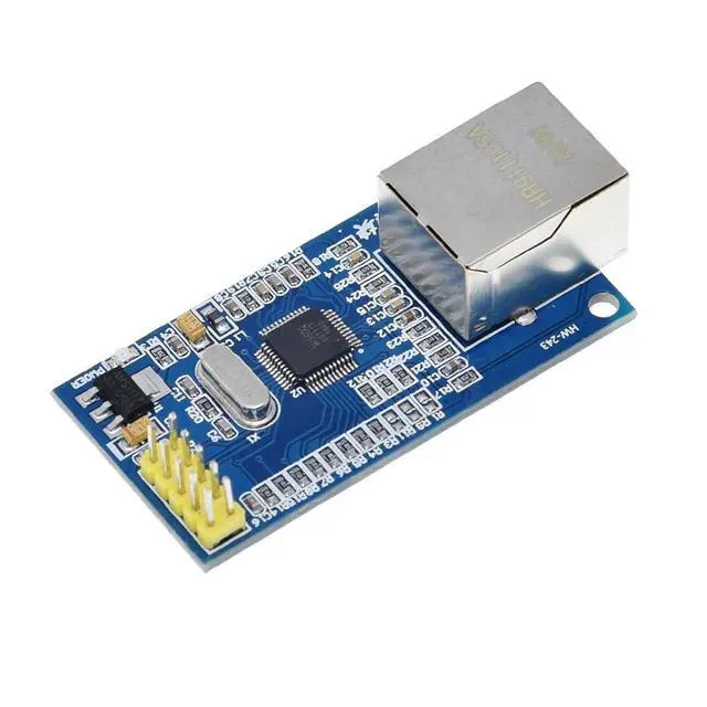 Alt view image 6 of 7 - 2pcs W5500 Ethernet LAN Network Module Support TCP/IP51/STM32 Microcontroller Program with 32k Bytes SPI 3.3V/5V Over W5100