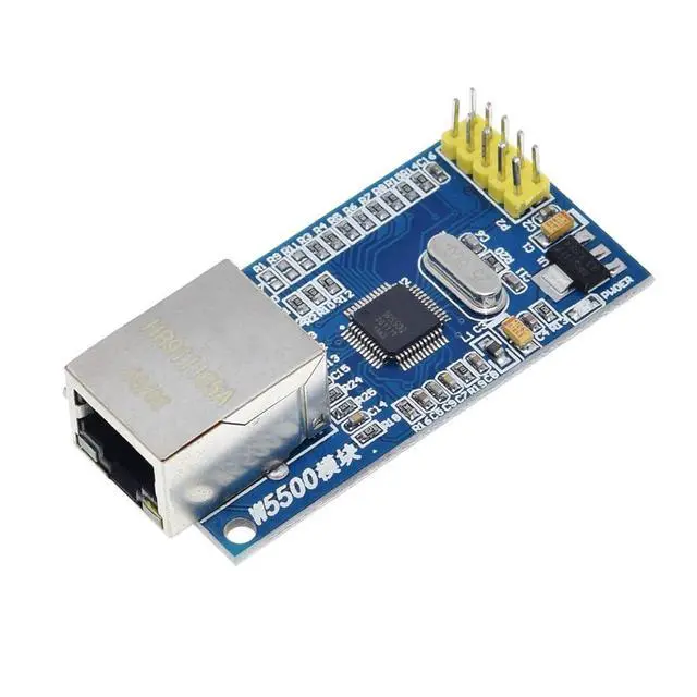 Alt view image 7 of 7 - 2pcs W5500 Ethernet LAN Network Module Support TCP/IP51/STM32 Microcontroller Program with 32k Bytes SPI 3.3V/5V Over W5100