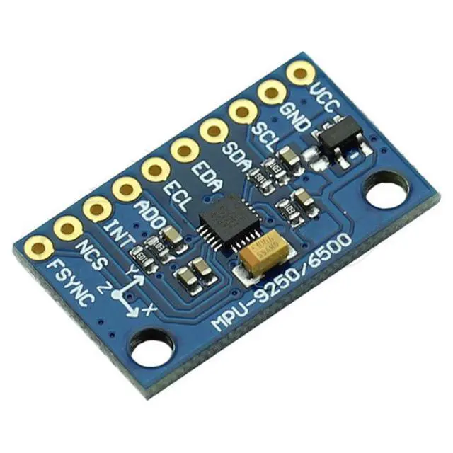 Alt view image 7 of 7 - MPU9250 GY-9250 9-Axis 9 DOF 16 Bit Gyroscope Acceleration Magnetic Sensor 9-Axis Attitude +Gyro+Accelerator+Magnetometer Sensor Module IIC/SPI (Pack of 2)