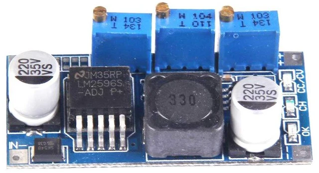 Alt view image 2 of 5 - 2pcs LM2596 DC-DC Adjustable Step Down Power Module 7V-35V to 1.25V-30V 3A