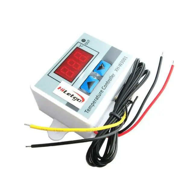 Alt view image 5 of 7 - 220V Digital LED Temperature Controller Thermostat Control Switch NTC 10K Probe XH-W3001