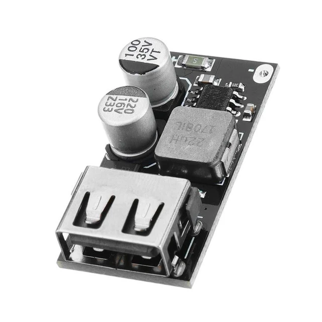 Alt view image 2 of 4 - 2PCS DC-DC Power Buck Module 6V-32V12V24V to QC3.0 Fast Charging Single USB Char