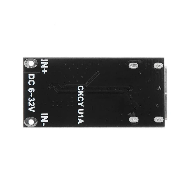 Alt view image 3 of 4 - 2PCS DC-DC Power Buck Module 6V-32V12V24V to QC3.0 Fast Charging Single USB Char